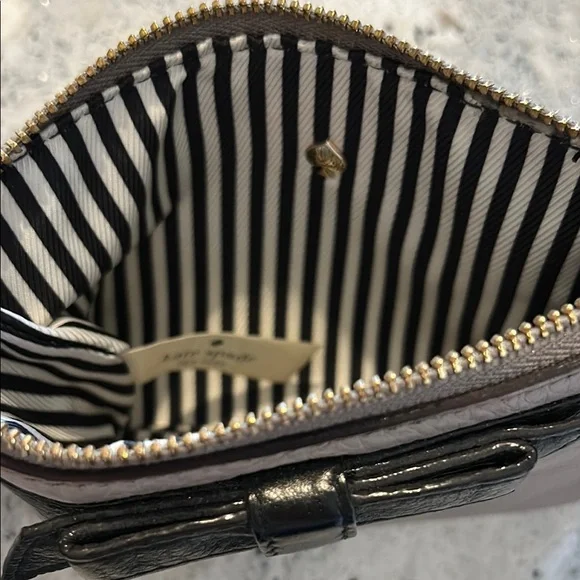 Kate Spade Taupe Pebbled Leather Wristlet - Picture 2 of 4